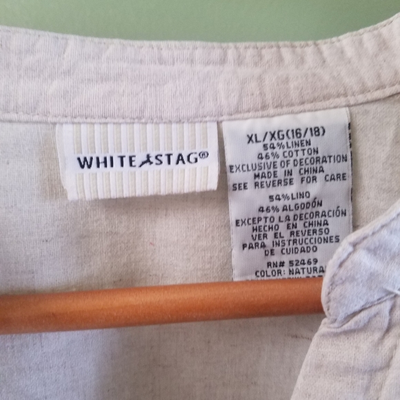White Stag button up linen tunic - Picture 3 of 5